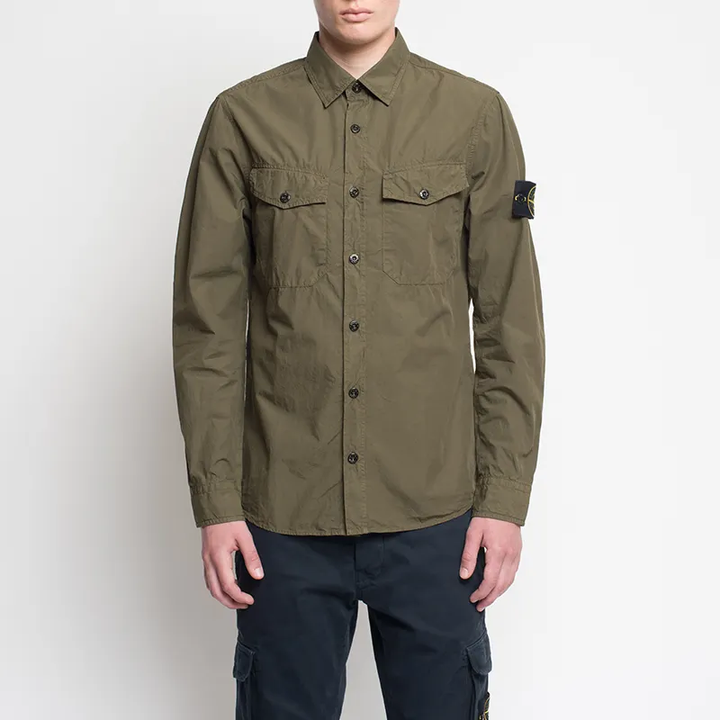 Stone Island Мужская рубашка Garment Dyed