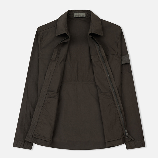 Мужская рубашка Stone Island Ghost Overshirt Grey