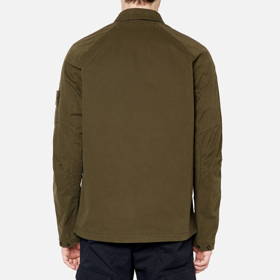 Мужская рубашка Stone Island Ghost Piece Overshirt Military Green