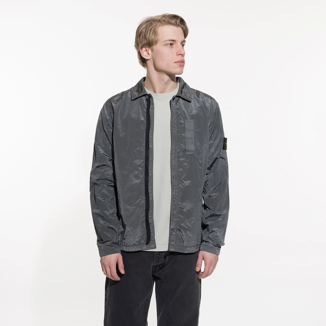 Stone Island Мужская рубашка Nylon Metal Overshirt