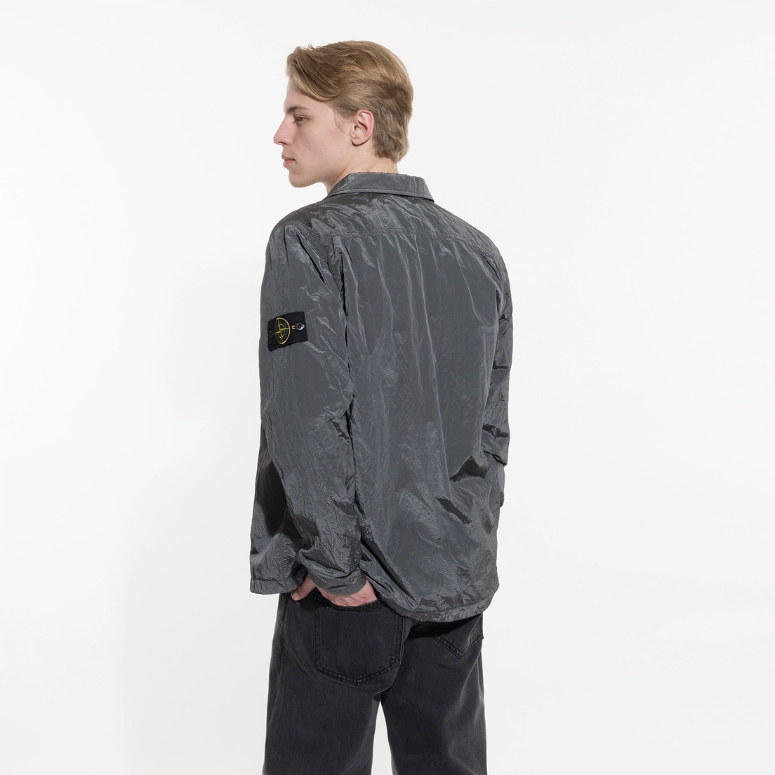 Stone Island Мужская рубашка Nylon Metal Overshirt