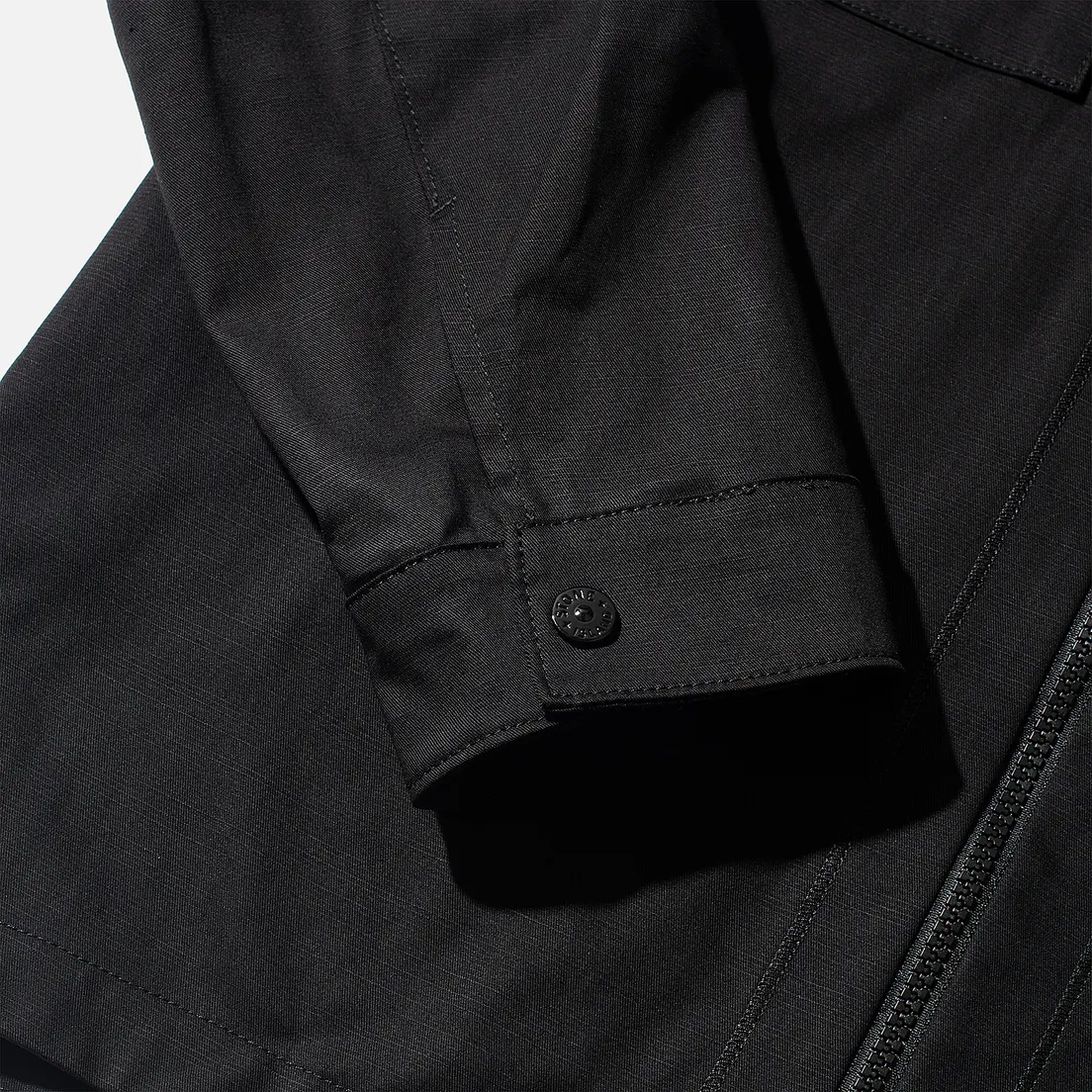 Stone Island Мужская рубашка Regular Fit Canvas Cotton Blend Zip
