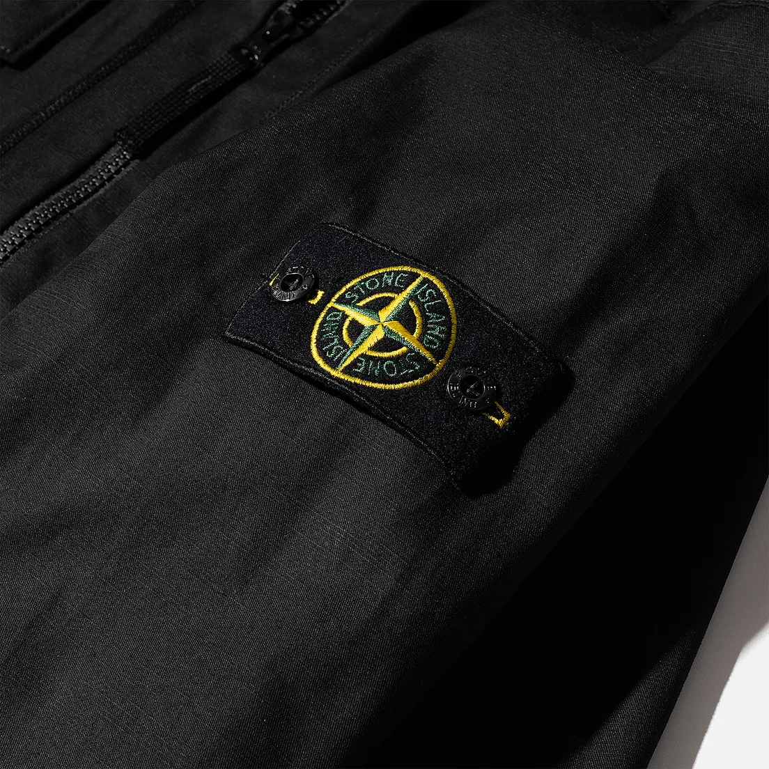 Stone Island Мужская рубашка Regular Fit Canvas Cotton Blend Zip