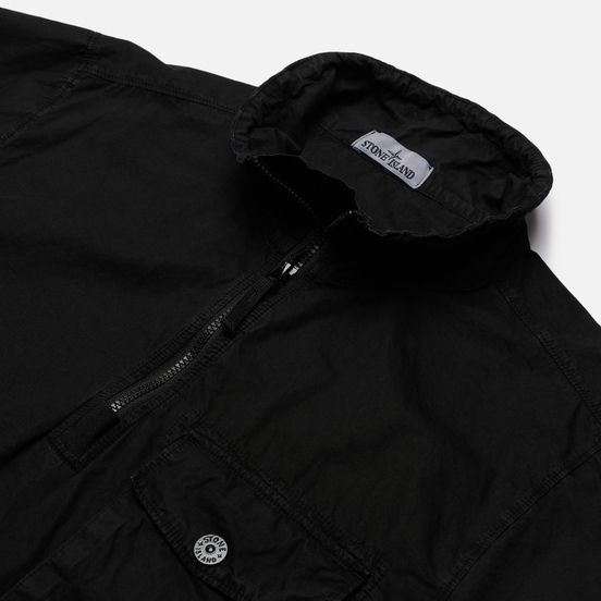 Мужская толстовка Stone Island T.CO+OLD Anorak Overshirt Black