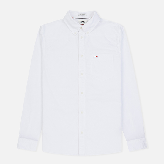 Мужская рубашка Tommy Jeans Classics Oxford Classic White