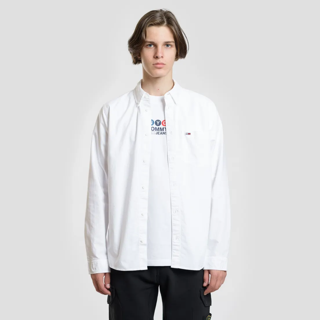 Tommy Jeans Мужская рубашка Classics Oxford