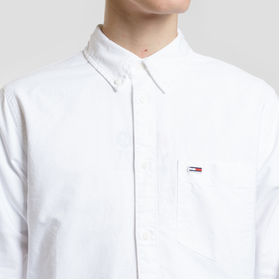 Мужская рубашка Tommy Jeans Classics Oxford Classic White