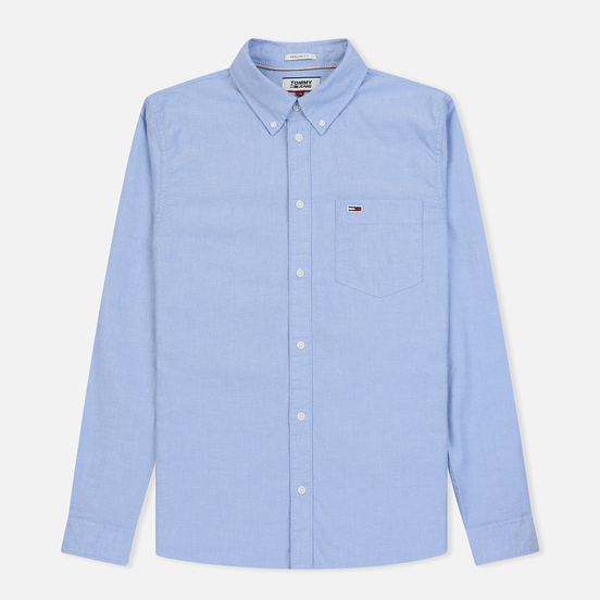 Мужская рубашка Tommy Jeans Classics Oxford Light Blue