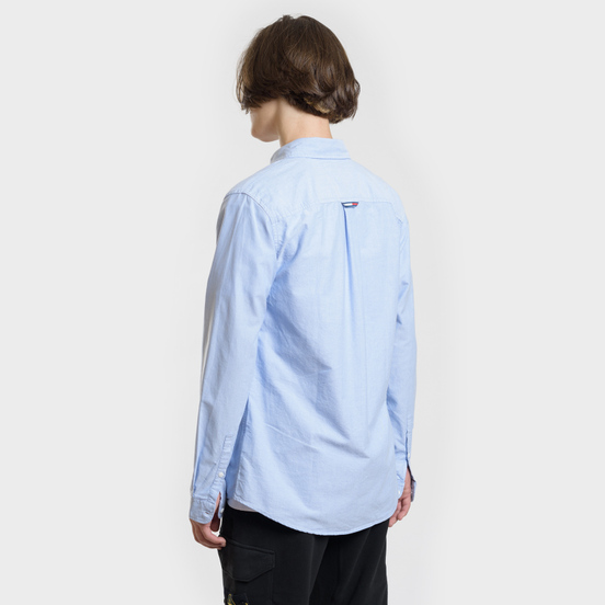 Мужская рубашка Tommy Jeans Classics Oxford Light Blue