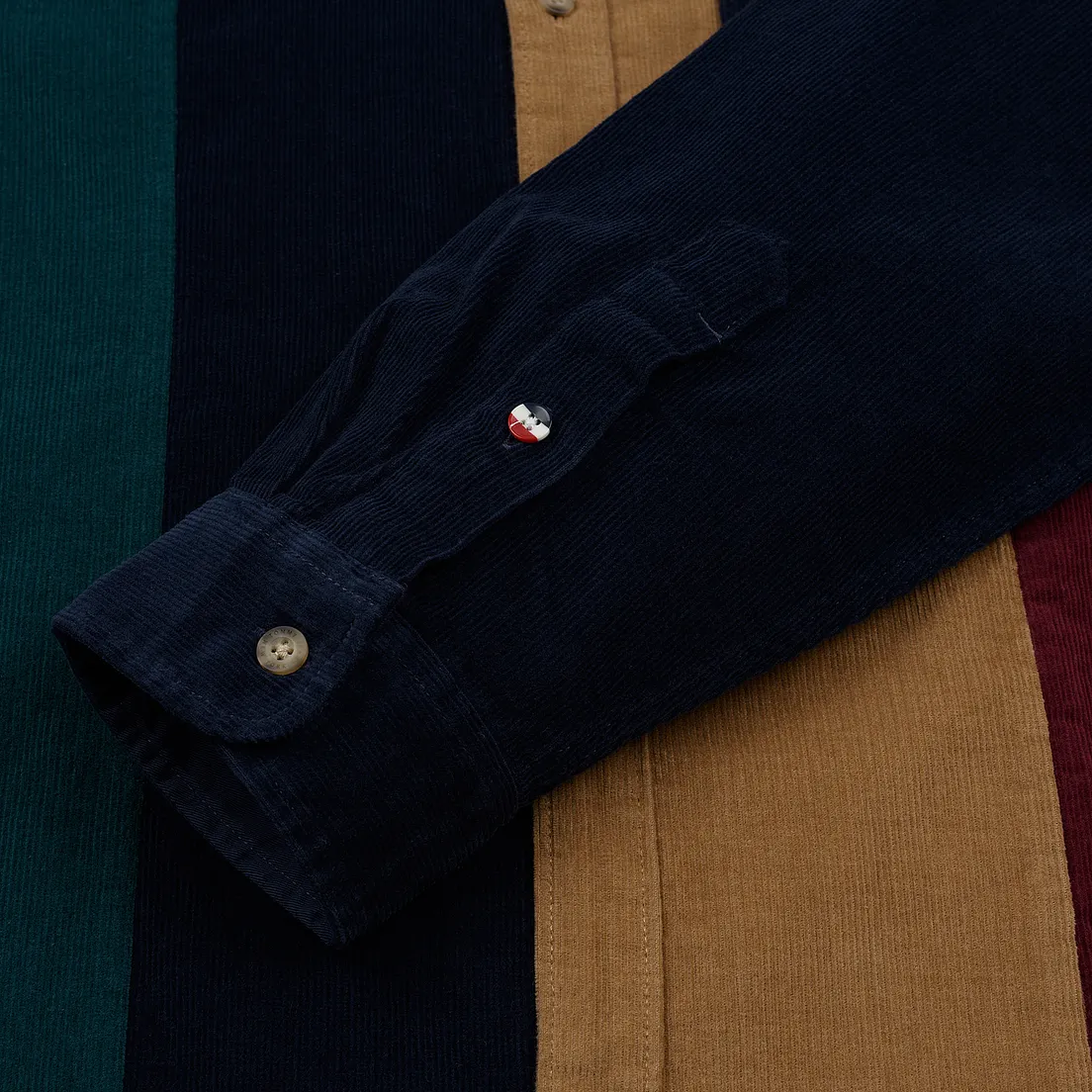 Tommy Jeans Мужская рубашка Colorblock Corduroy