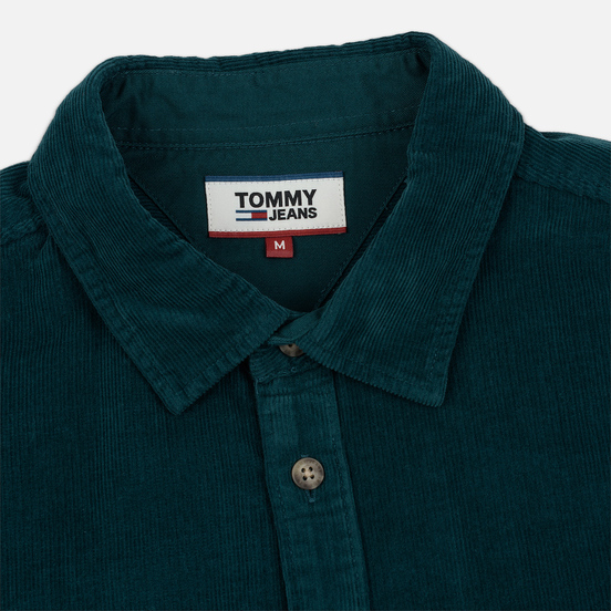Мужская рубашка Tommy Jeans Corduroy Comfort Fit Atlantic Deep