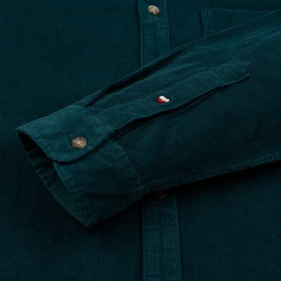 Мужская рубашка Tommy Jeans Corduroy Comfort Fit Atlantic Deep