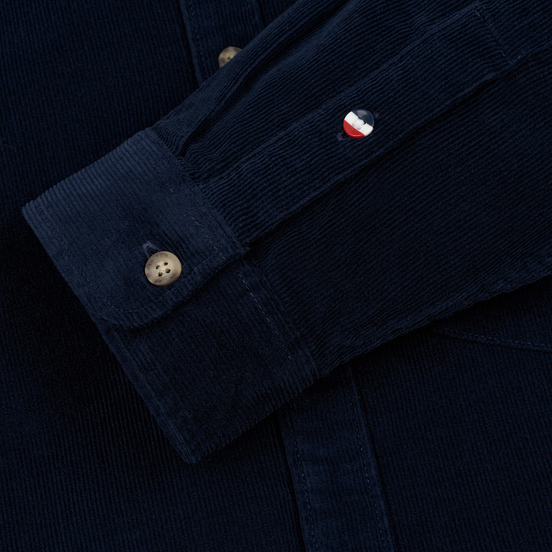 Мужская рубашка Tommy Jeans Corduroy Comfort Fit Black Iris