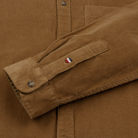 Мужская рубашка Tommy Jeans Corduroy Comfort Fit Tiger's Eye