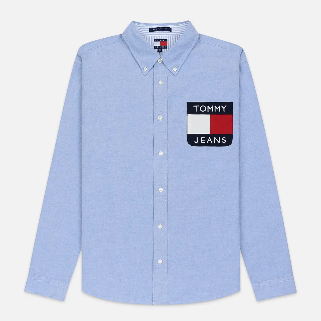 Tommy Jeans Мужская рубашка Flag Denim