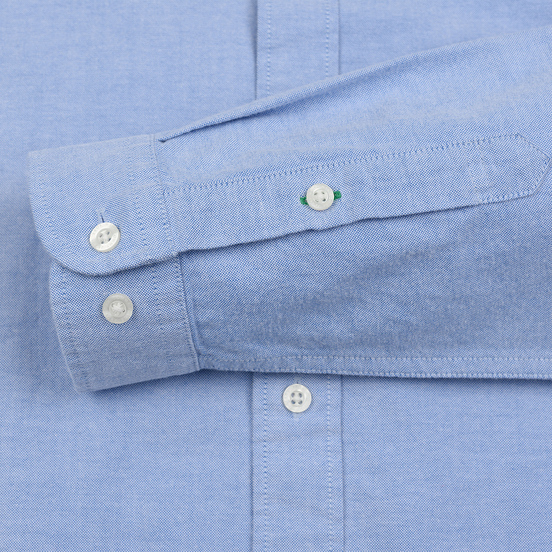 Мужская рубашка Tommy Jeans Flag Denim Blue Chambray
