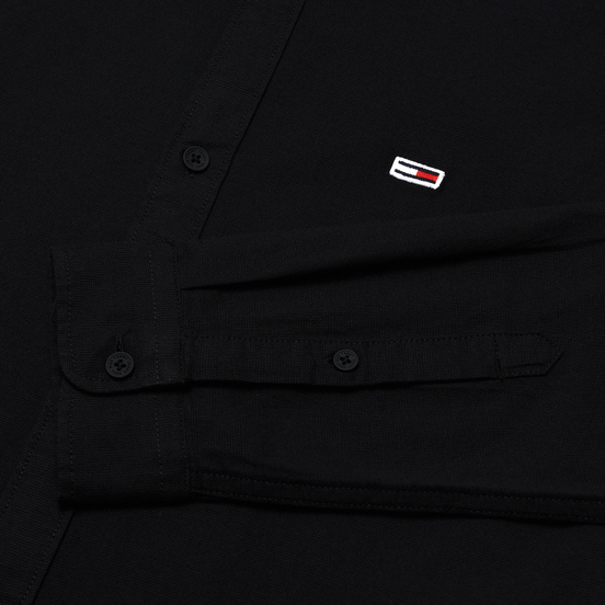 Мужская рубашка Tommy Jeans Stretch Oxford Black