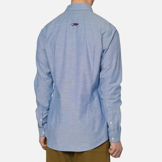 Мужская рубашка Tommy Jeans Stretch Oxford Black Iris