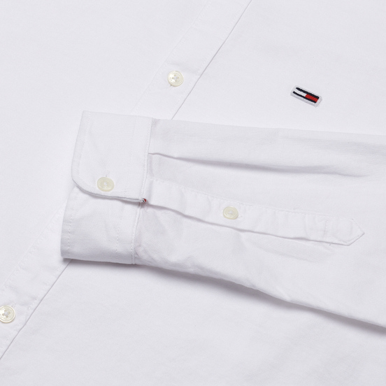 Мужская рубашка Tommy Jeans Stretch Oxford Classic White