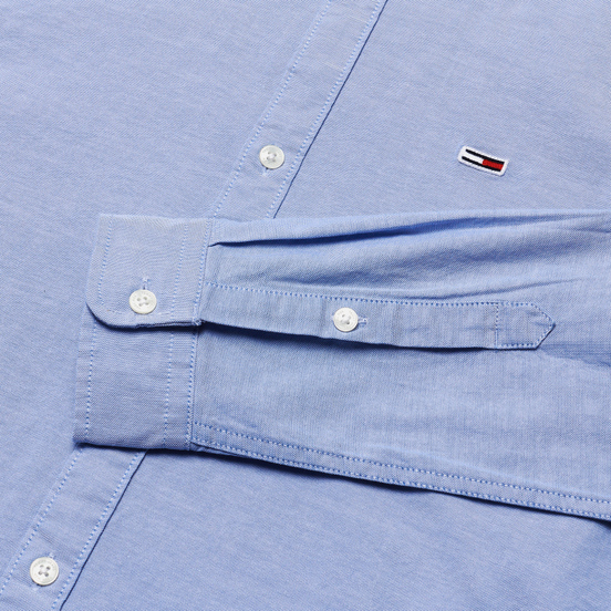 Мужская рубашка Tommy Jeans Stretch Oxford Light Blue