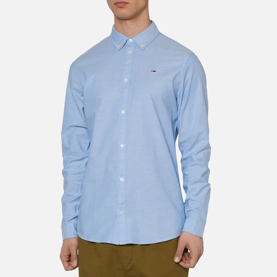 Tommy Jeans Мужская рубашка Stretch Oxford