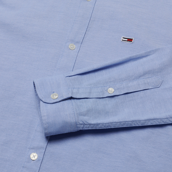 Мужская рубашка Tommy Jeans Stretch Oxford Perfume Blue