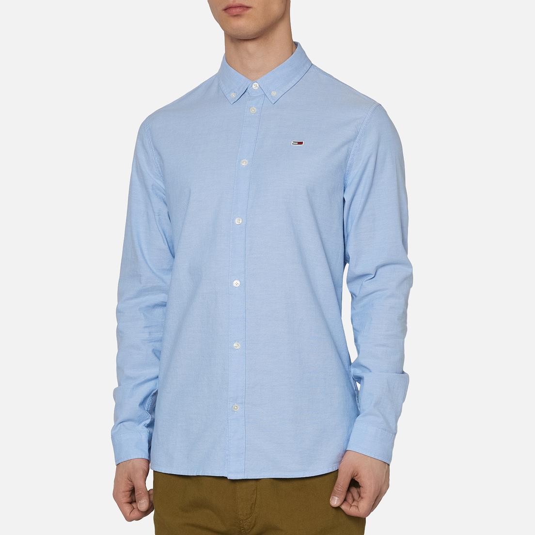 Tommy Jeans Мужская рубашка Stretch Oxford