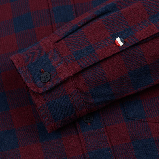 Мужская рубашка Tommy Jeans Sustainable Gingham Burgundy