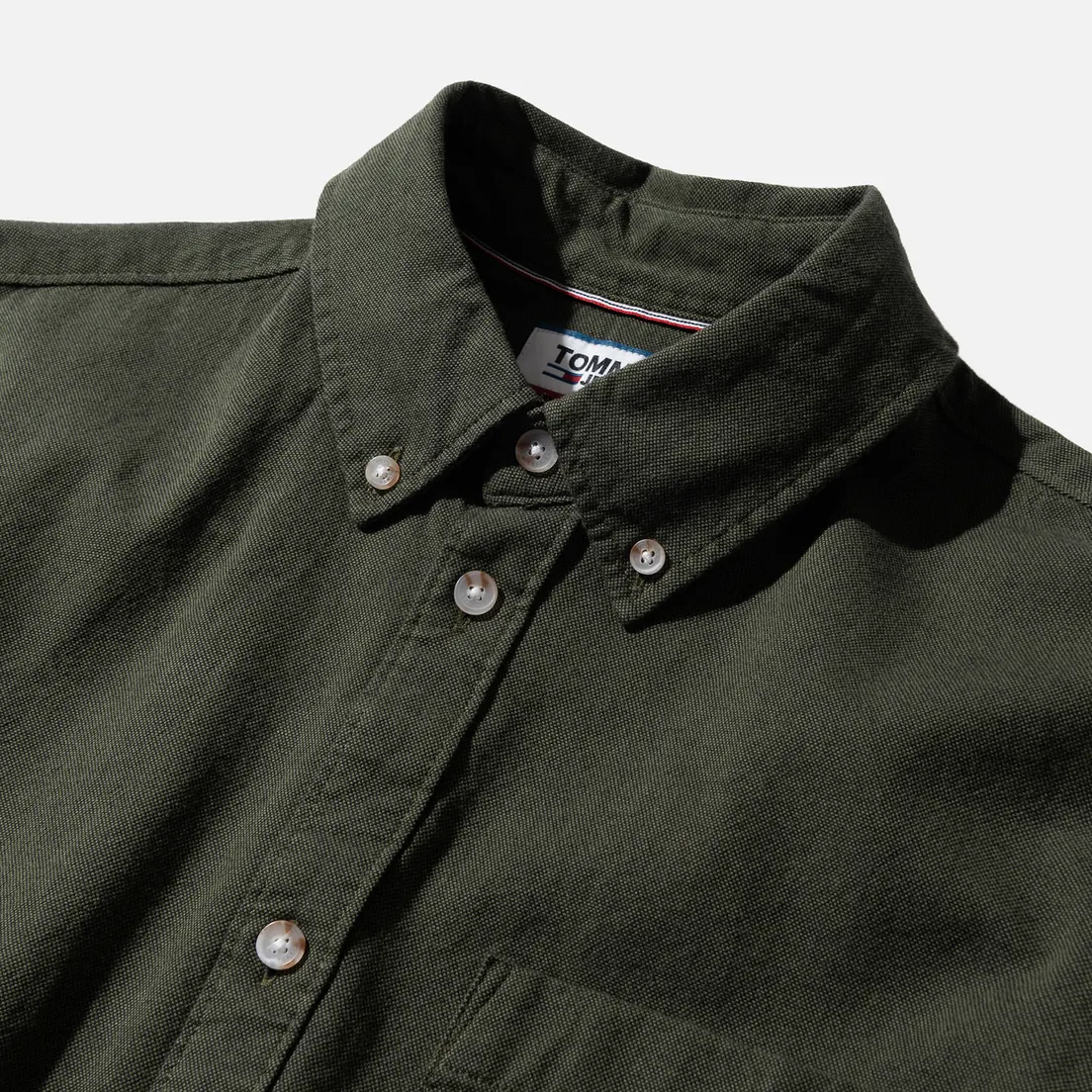 Tommy Jeans Мужская рубашка Two Tone Oxford