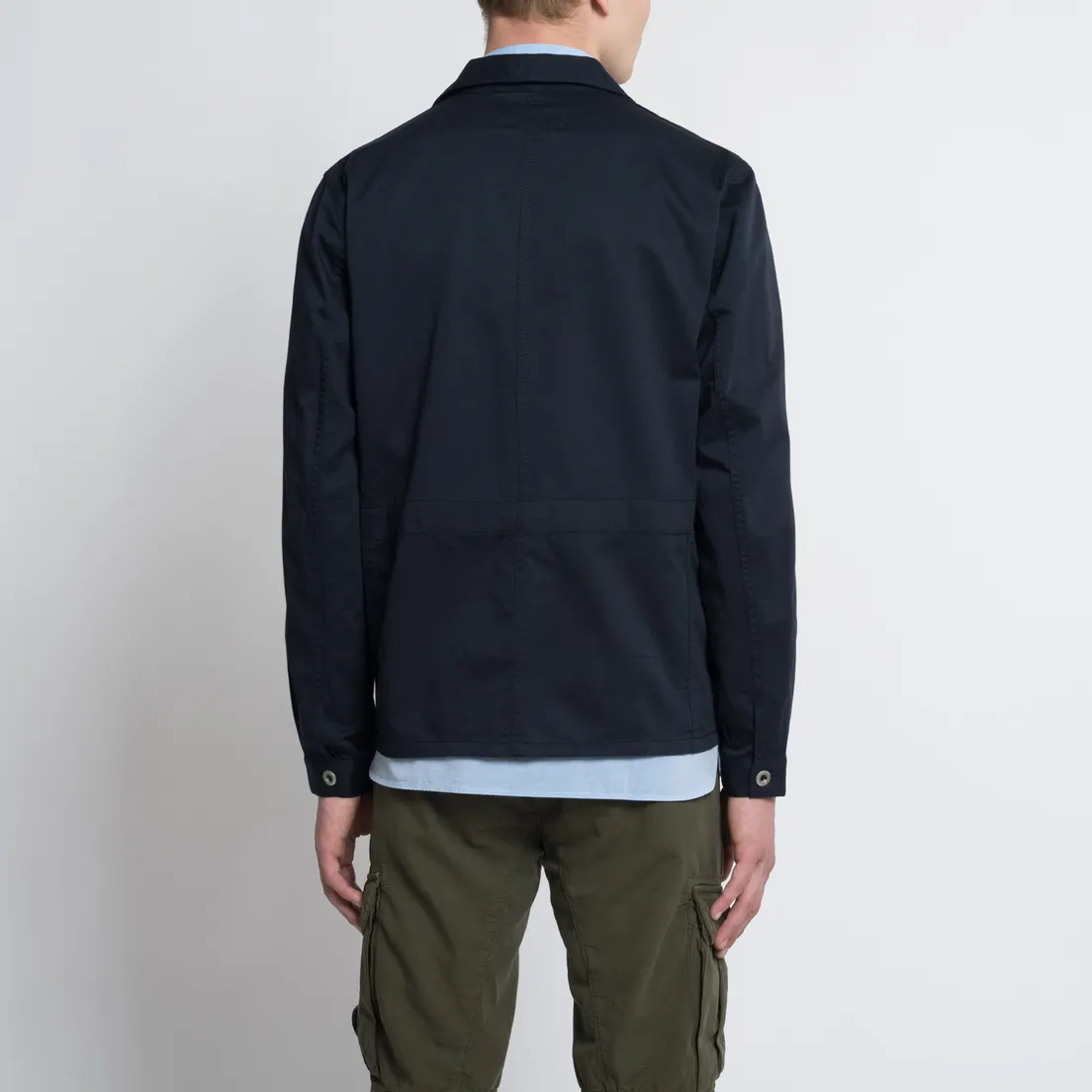 Universal Works Мужская рубашка Military Work Twill