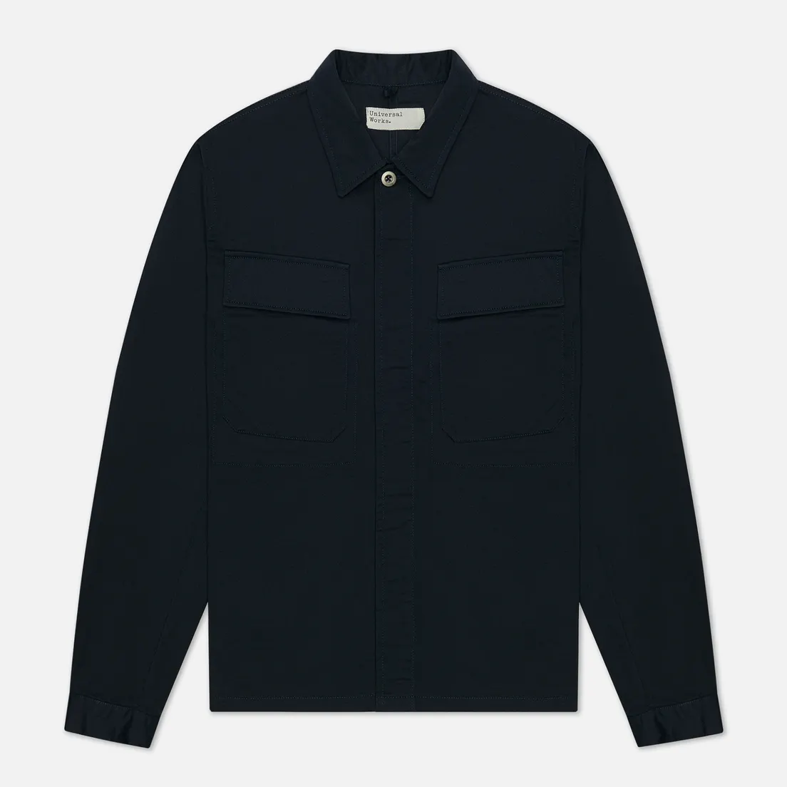Universal Works Мужская рубашка MW Chore Overshirt Twill