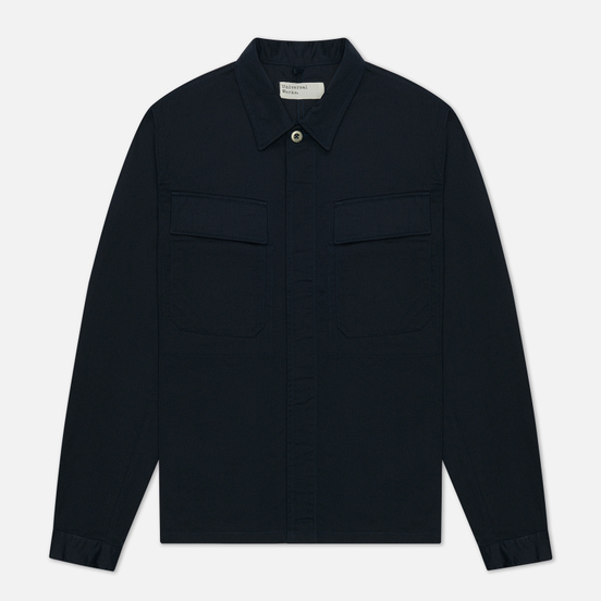 Мужская рубашка Universal Works MW Chore Overshirt Twill Navy