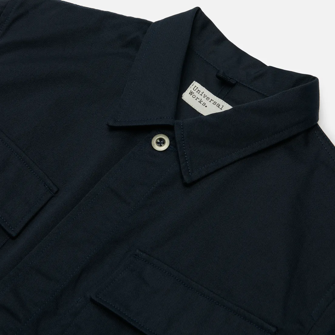 Universal Works Мужская рубашка MW Chore Overshirt Twill