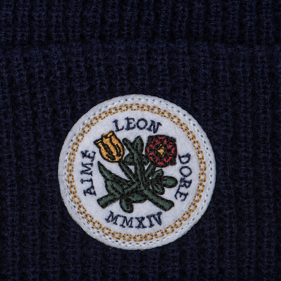 Шапка Aime Leon Dore Waffle Stitch Beanie Navy