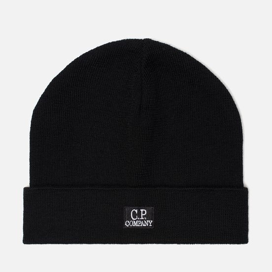 Шапка C.P. Company Wool Classic Logo Black