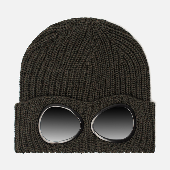 Шапка C.P. Company Wool Goggle Dark Olive
