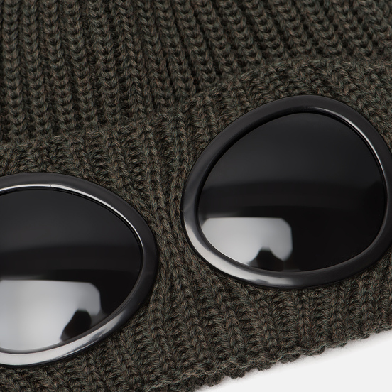 Шапка C.P. Company Wool Goggle Dark Olive
