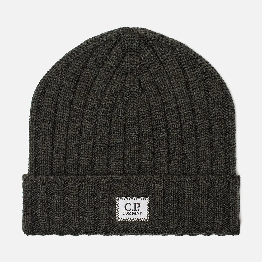 C.P. Company Шапка Wool Ribbed Logo