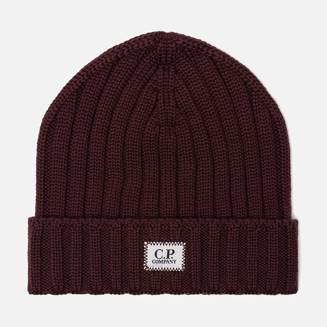 C.P. Company Шапка Wool Ribbed Logo
