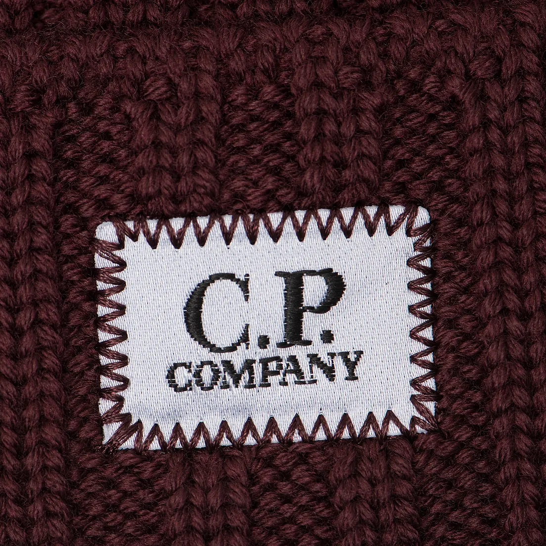 C.P. Company Шапка Wool Ribbed Logo