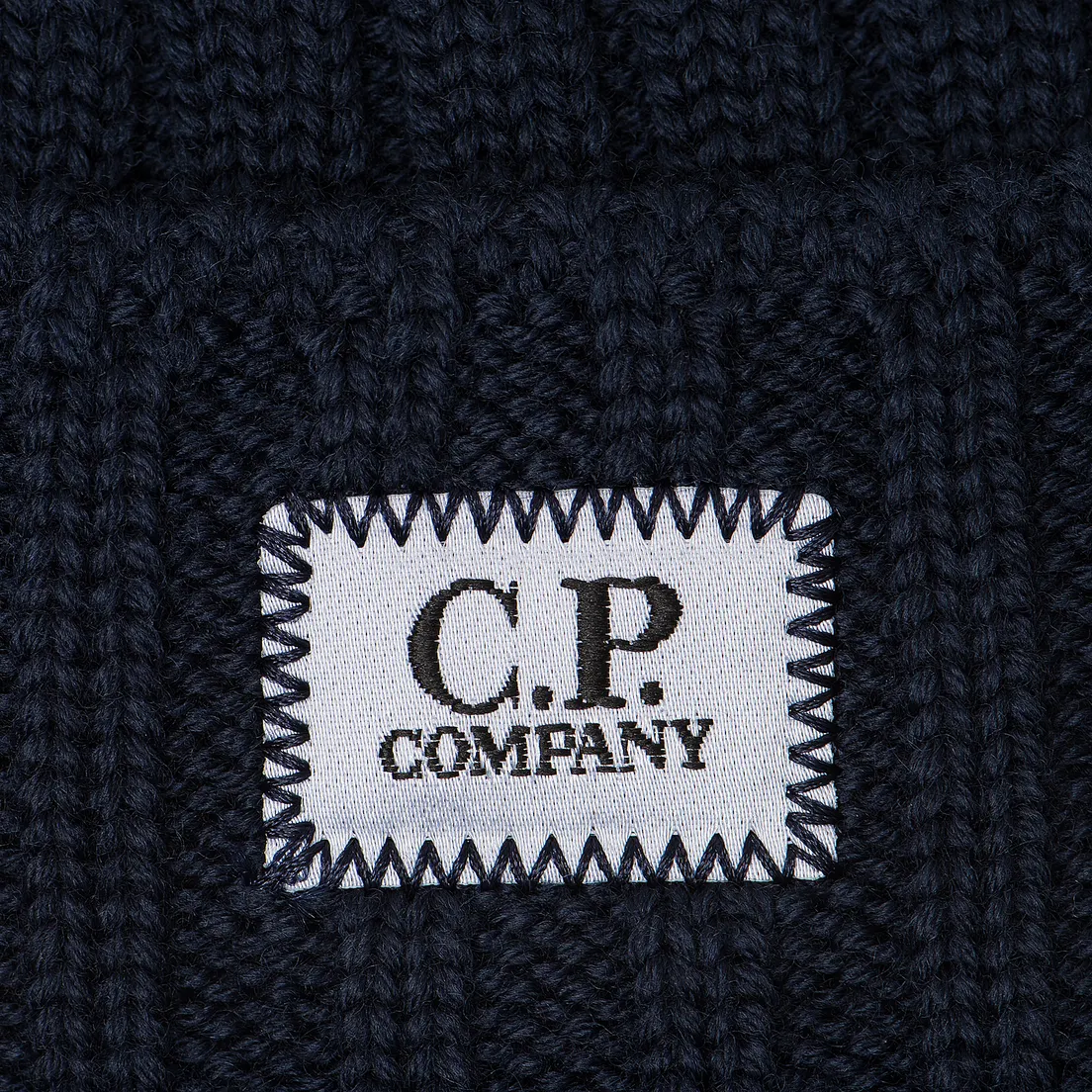 C.P. Company Шапка Wool Ribbed Logo