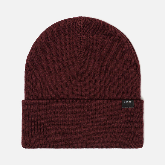 Шапка Edwin Kurt Beanie Oxblood Red