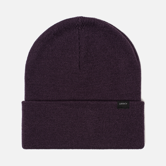 Шапка Edwin Kurt Beanie Plum