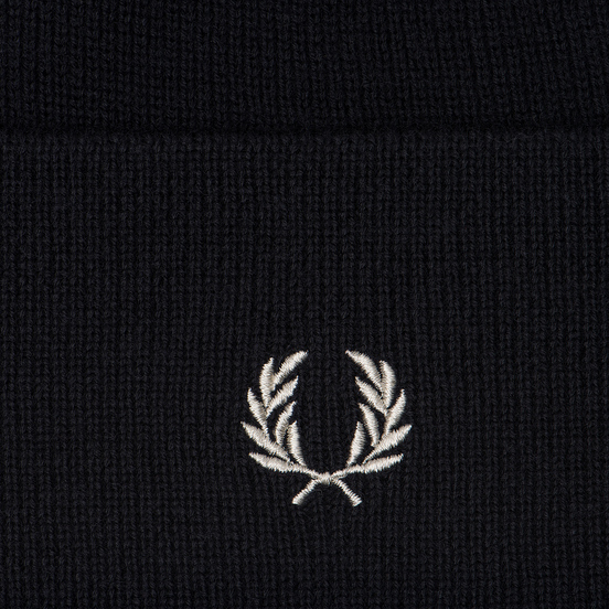 Шапка Fred Perry Merino Wool Beanie Navy/Ecru