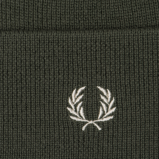 Шапка Fred Perry Merino Wool Beanie Olive