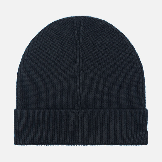 Шапка Lacoste Ribbed Wool Beanie Black
