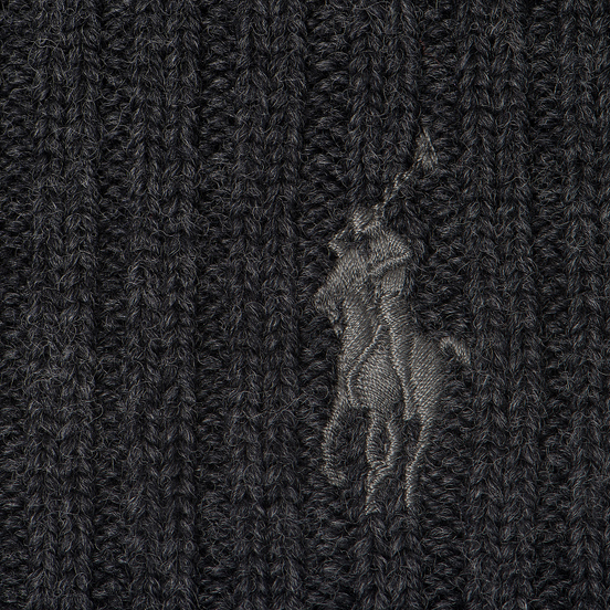Шапка Polo Ralph Lauren Merino Wool Dark Charcoal Heather