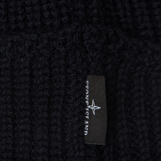 Шапка Stone Island Small Stone Island Star Embroidered Navy Blue