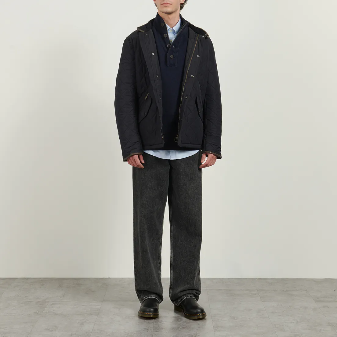 Barbour Мужская стеганая куртка Powell