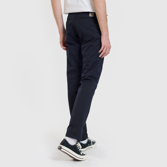 Мужские брюки Carhartt WIP Sid 8.6 Oz Dark Navy Rinsed